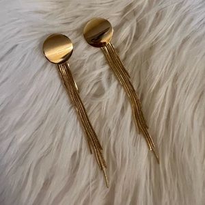 Summer & Rose Gold Fringe Earrings